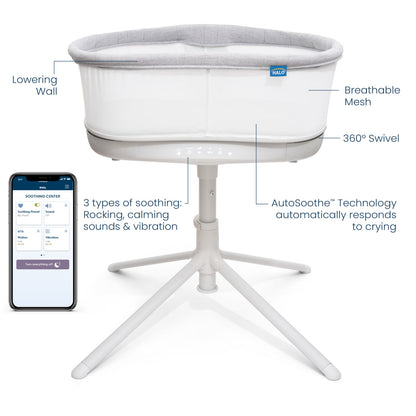 HALO BassiNest Connected 3.0 AutoSoothe