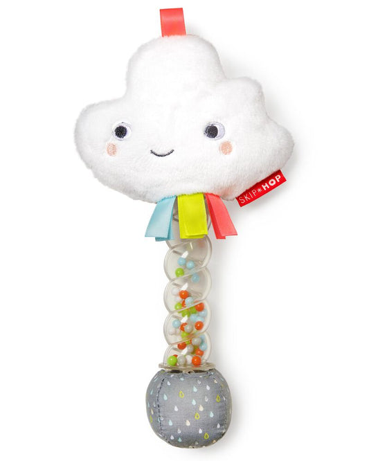 Silver Lining Cloud Rainstick Rattle