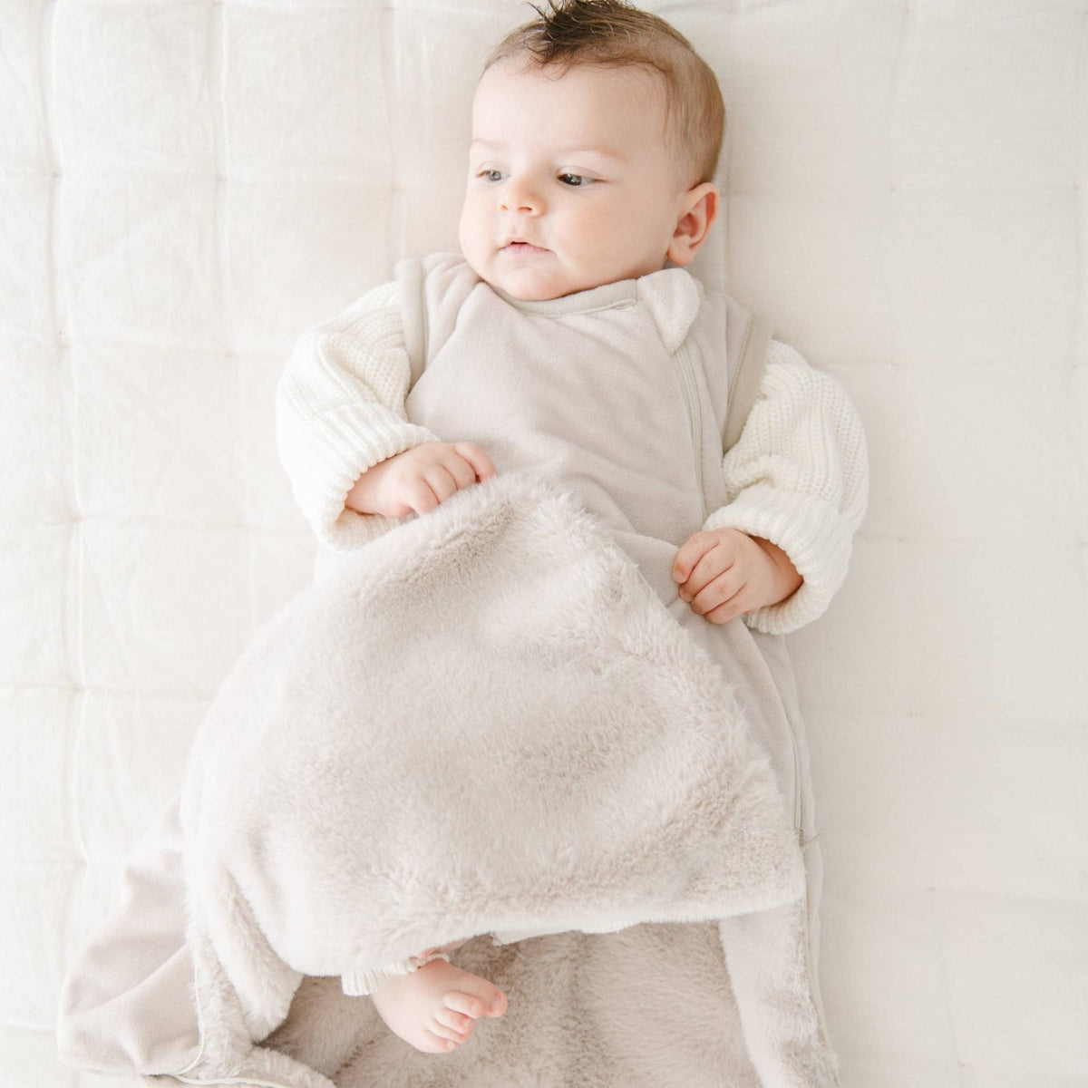 Wearable Blankets - Feather / Small Faux Fur