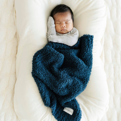 Bamboni Mini Blanket - Nautical Blue