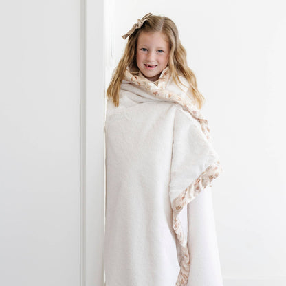 Satin Border Toddler - Flora