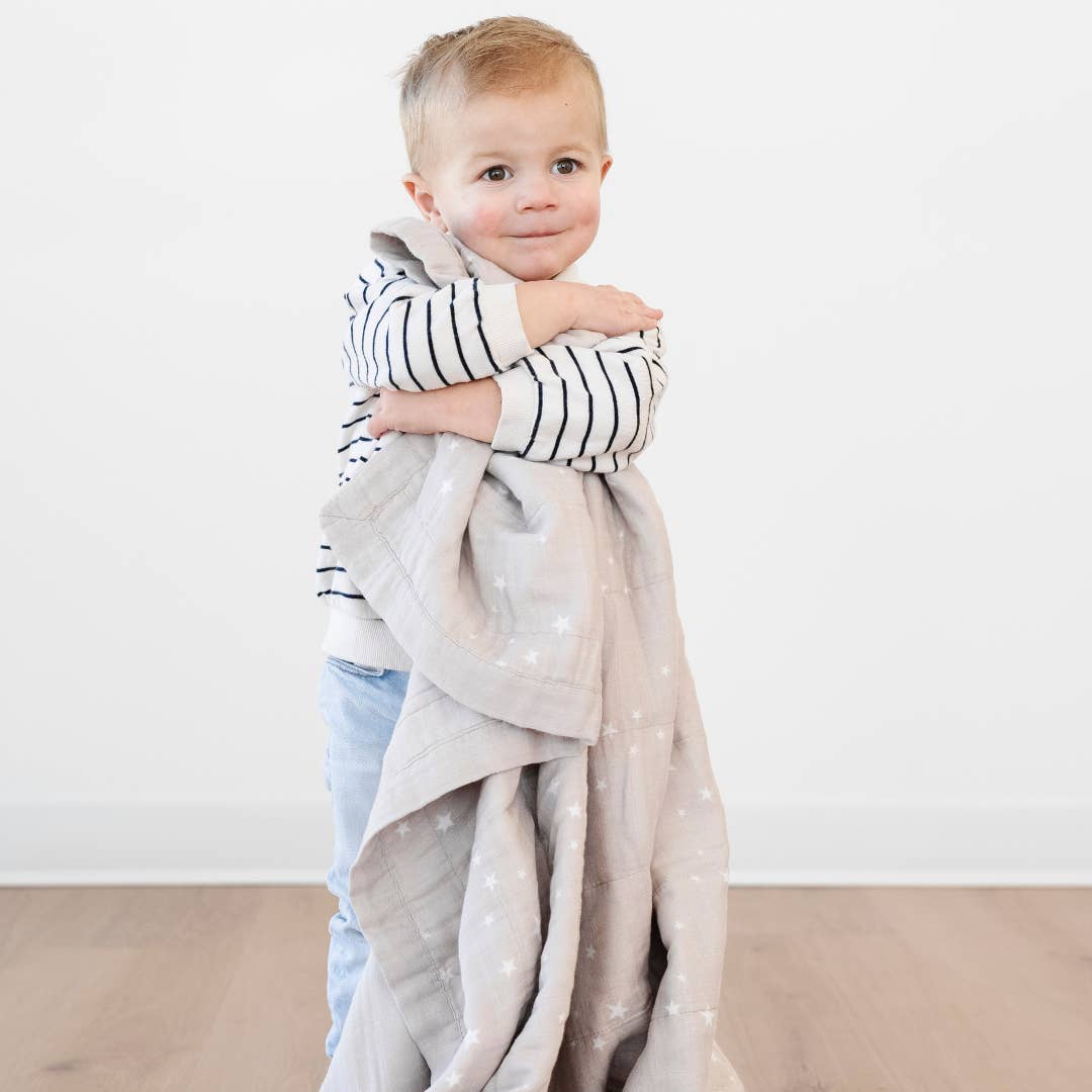Bamboo Rayon Muslin 4-LAYER Quilts - Starry Night