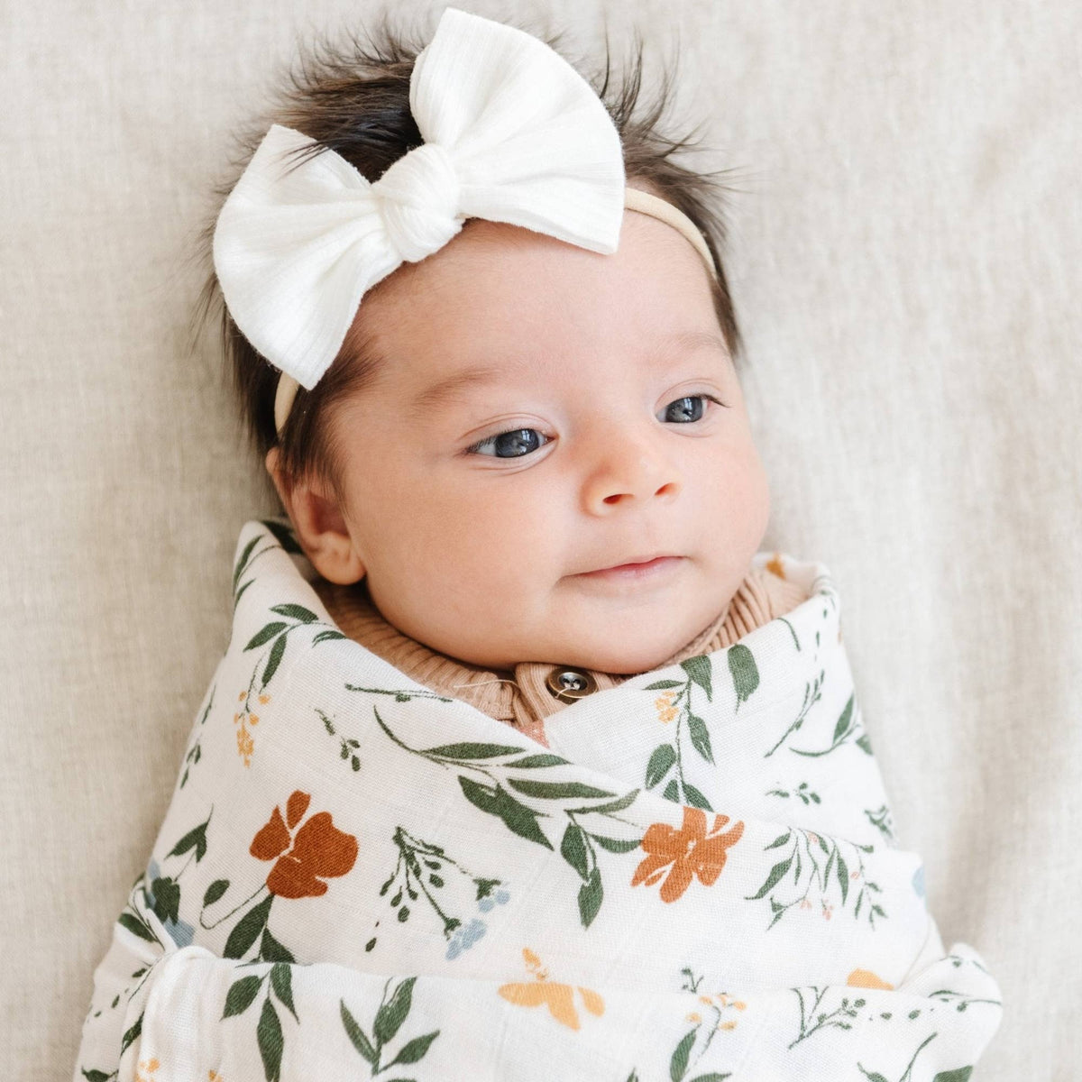 Bamboo Rayon Muslin Swaddles - Fleurs