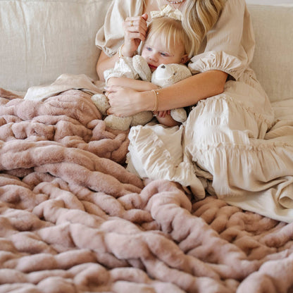Saranoni Montana Coles Double Ruched Receiving Blanket
