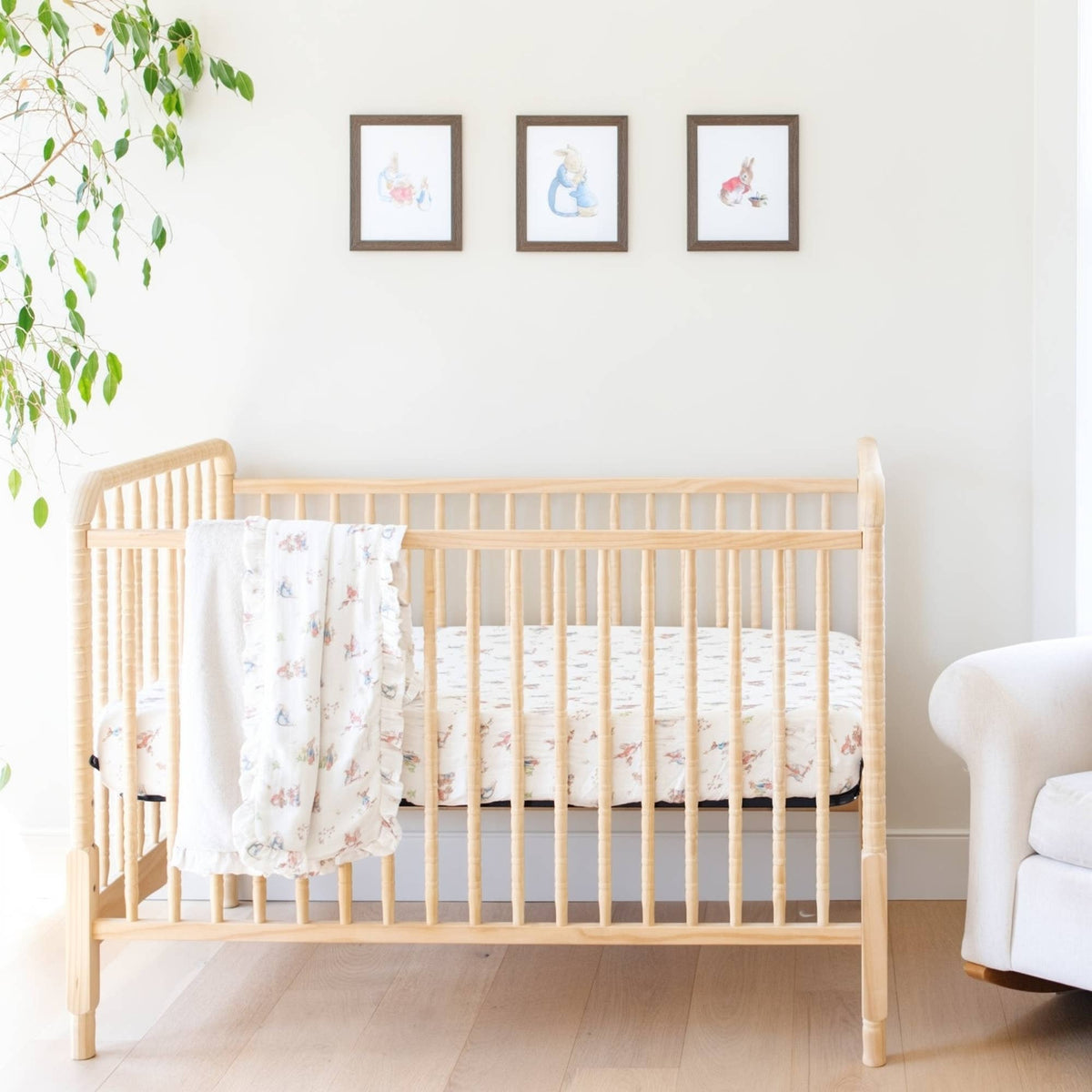 Peter Rabbit Crib Sheet - Girl