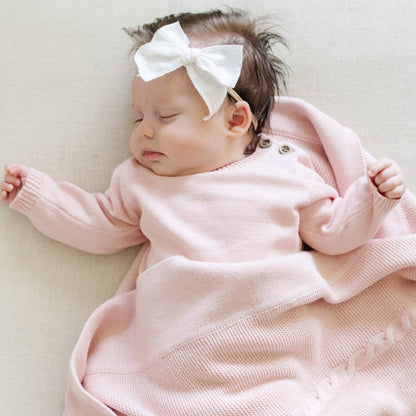 Heirloom Cotton Knit Sets - Pink