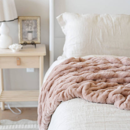 Saranoni Montana Coles Double Ruched Receiving Blanket
