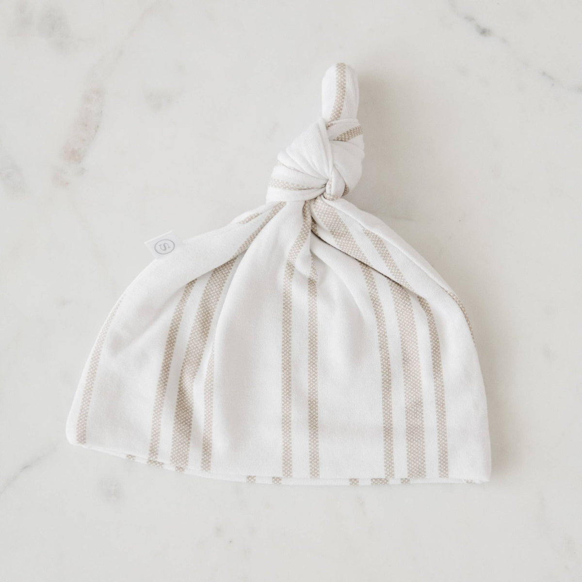 Stretchy Swaddles - Taupe Stripe / Hat