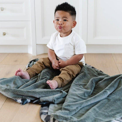 Satin Border Toddler - Camo