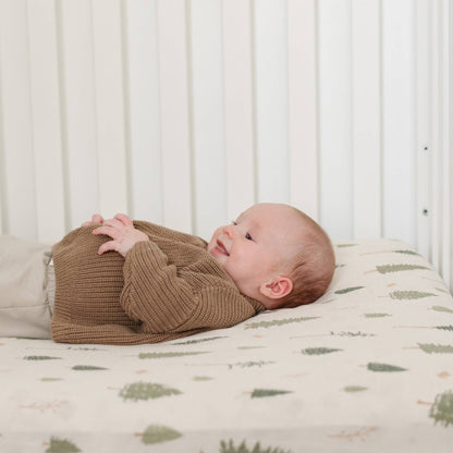 Cotton Muslin Crib Sheets - Pine
