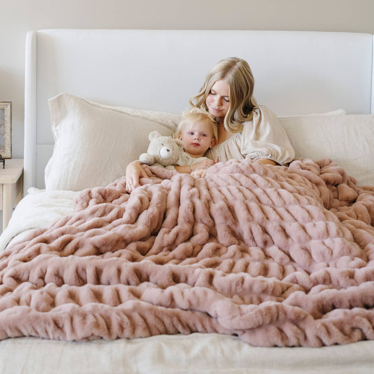 Saranoni Montana Coles Double Ruched Receiving Blanket