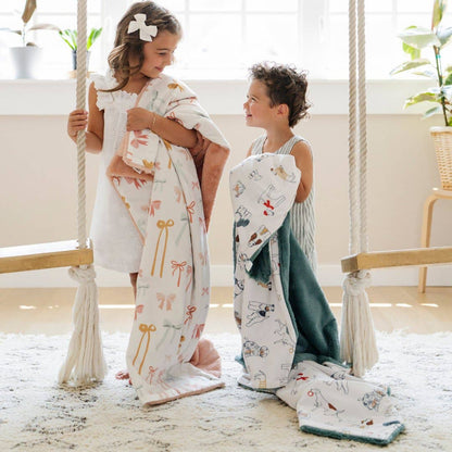 Saranoni Minky/Lush Toddler Blankets