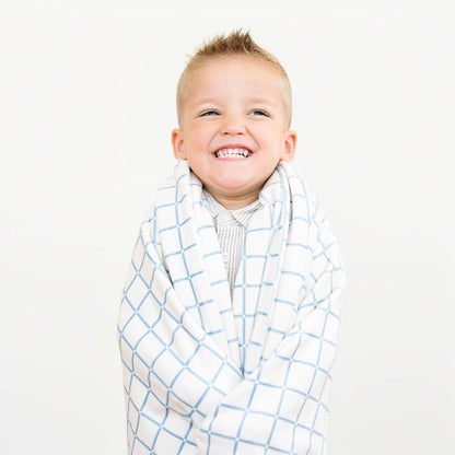 Minky Stretch Toddler - Grid