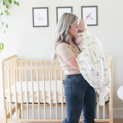 Saranoni Peter Rabbit™ Cotton Muslin Crib Sheets