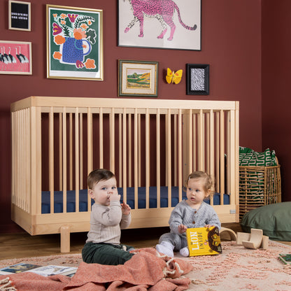 Bliss 4-in-1 convertible crib, natural