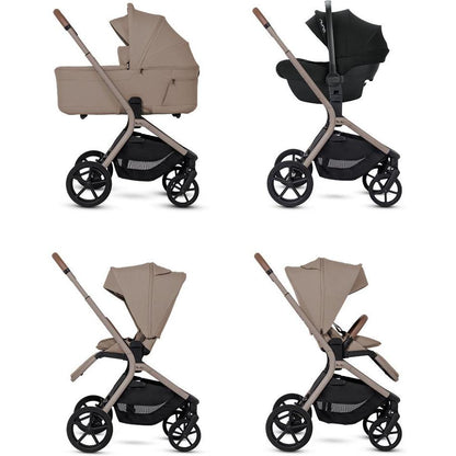 Silver Cross Breez Compact Stroller + Folding Bassinet Bundle