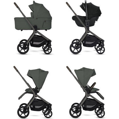 Silver Cross Breez Compact Stroller + Folding Bassinet Bundle