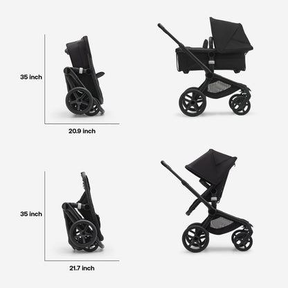 Bugaboo Fox 5 complete BLACK/MIDNIGHT BLACK-ASTRO PURPLE