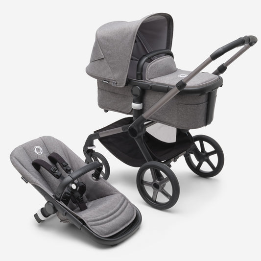 Bugaboo Fox 5 complete GRAPHITE/GREY MELANGE-GREY MELANGE