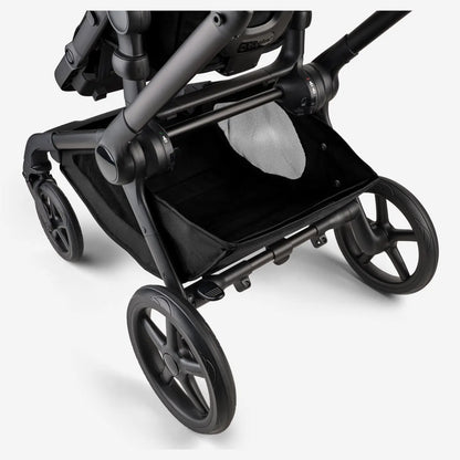 Bugaboo Kangaroo Single to Double Complete Stroller - BLACK/DARK CHERRY