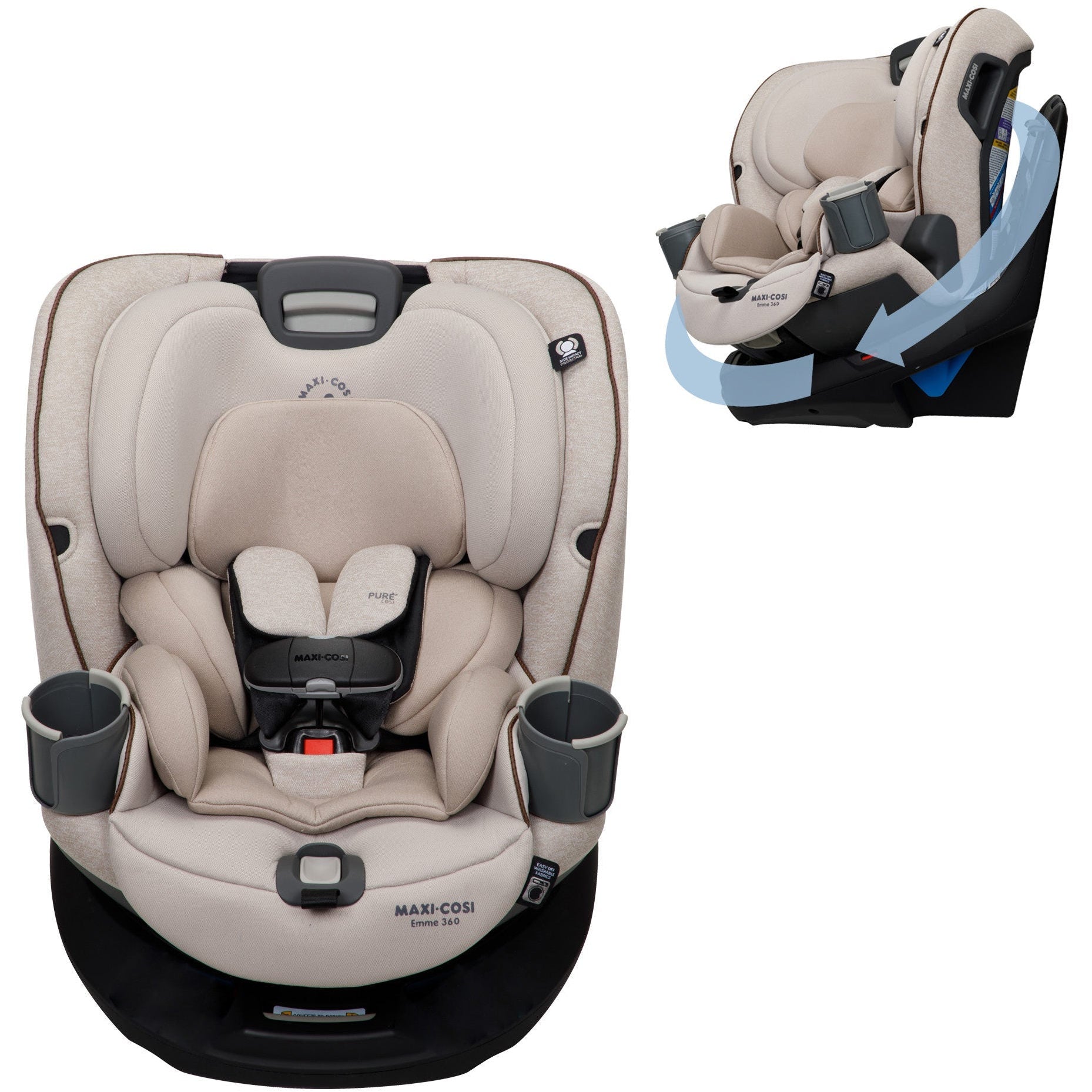 maxi cosi emme reviews Maxi Cosi Emme 360 Rotating All-in-One Convertible Car Seat Meadow Wonder