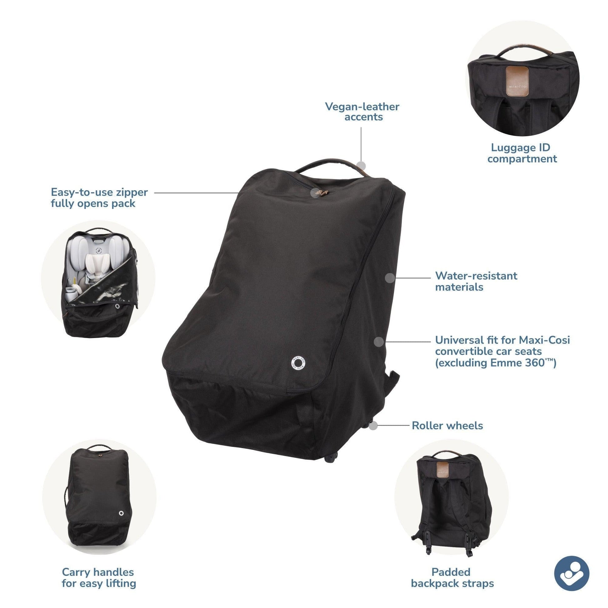 maxi cosi 365 Maxi-Cosi Wheeled Car Seat Travel Pack – Everything But The Baby