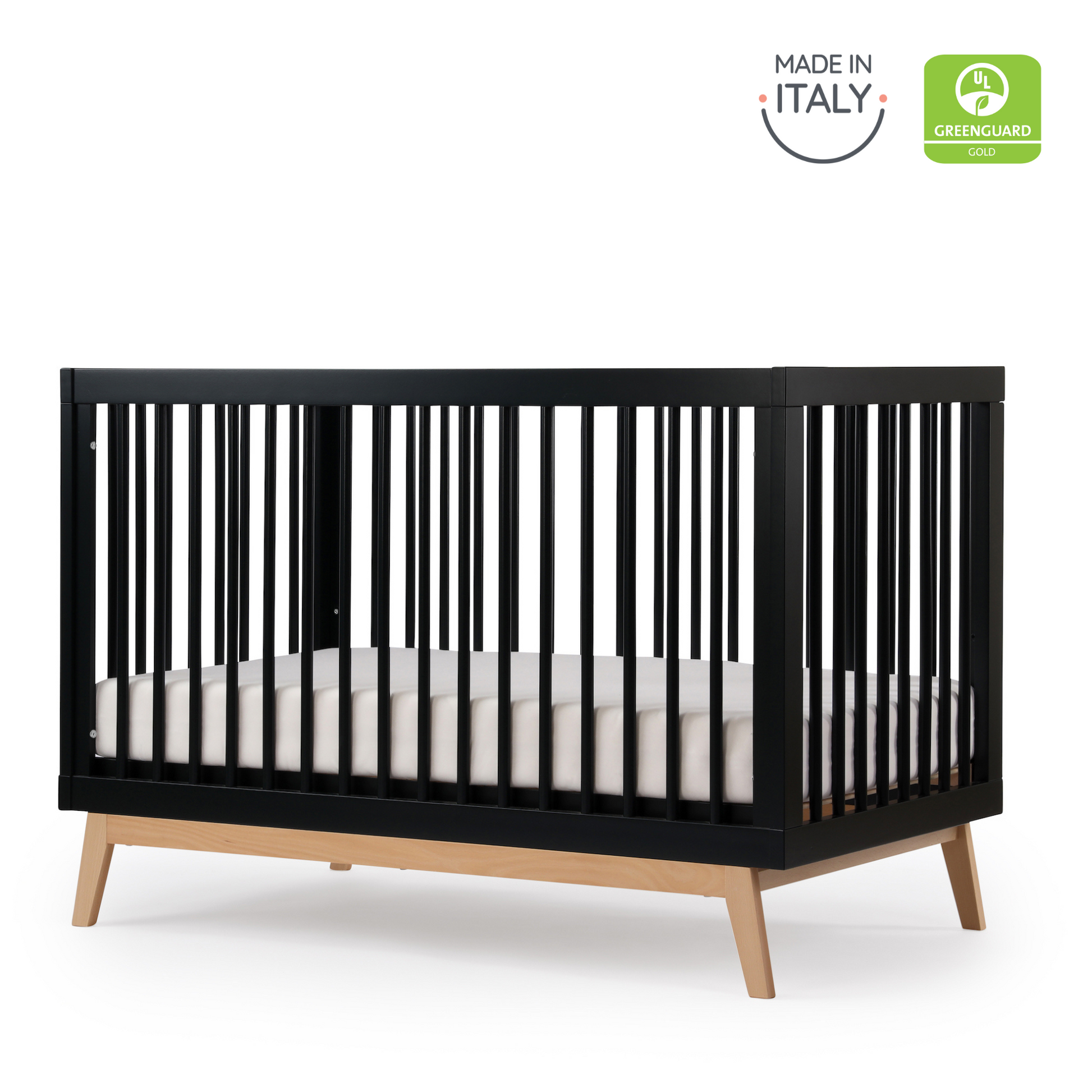 Black and natural crib 2025