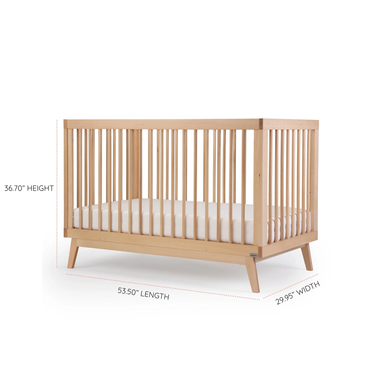 dadada Soho 3-in-1 convertible crib