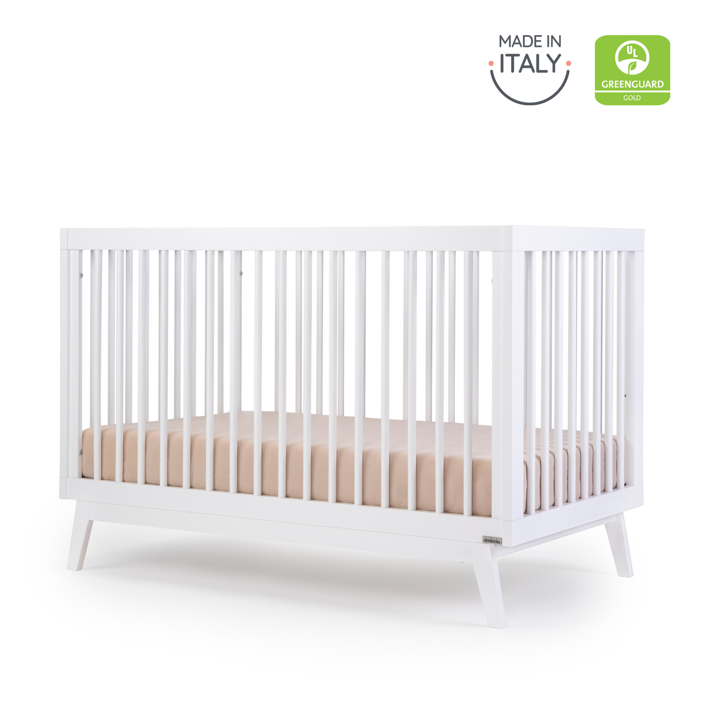 Soho 3-in-1 convertible crib, white