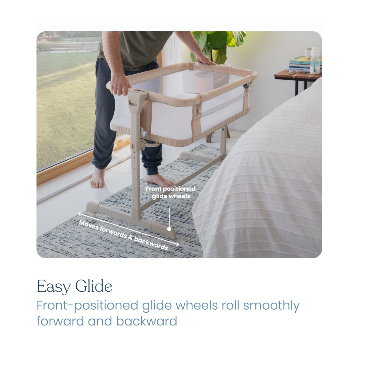 HALO Bedside Sleeper breathable mesh