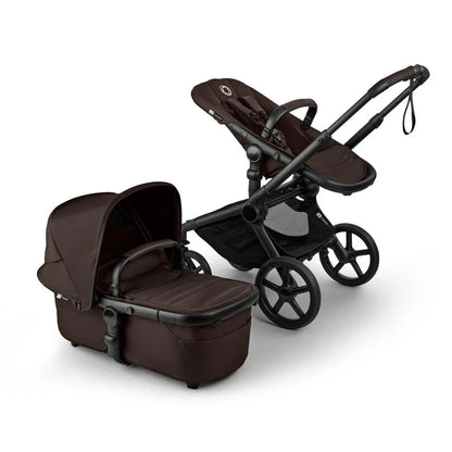 Bugaboo Fox 5 Renew Complete Stroller - BLACK/HERITAGE BLACK/ COCOA BROWN/ COCOA BROWN