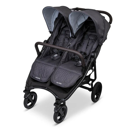 Valco Baby Slim Twin Sport Double Stroller - Signature Grey