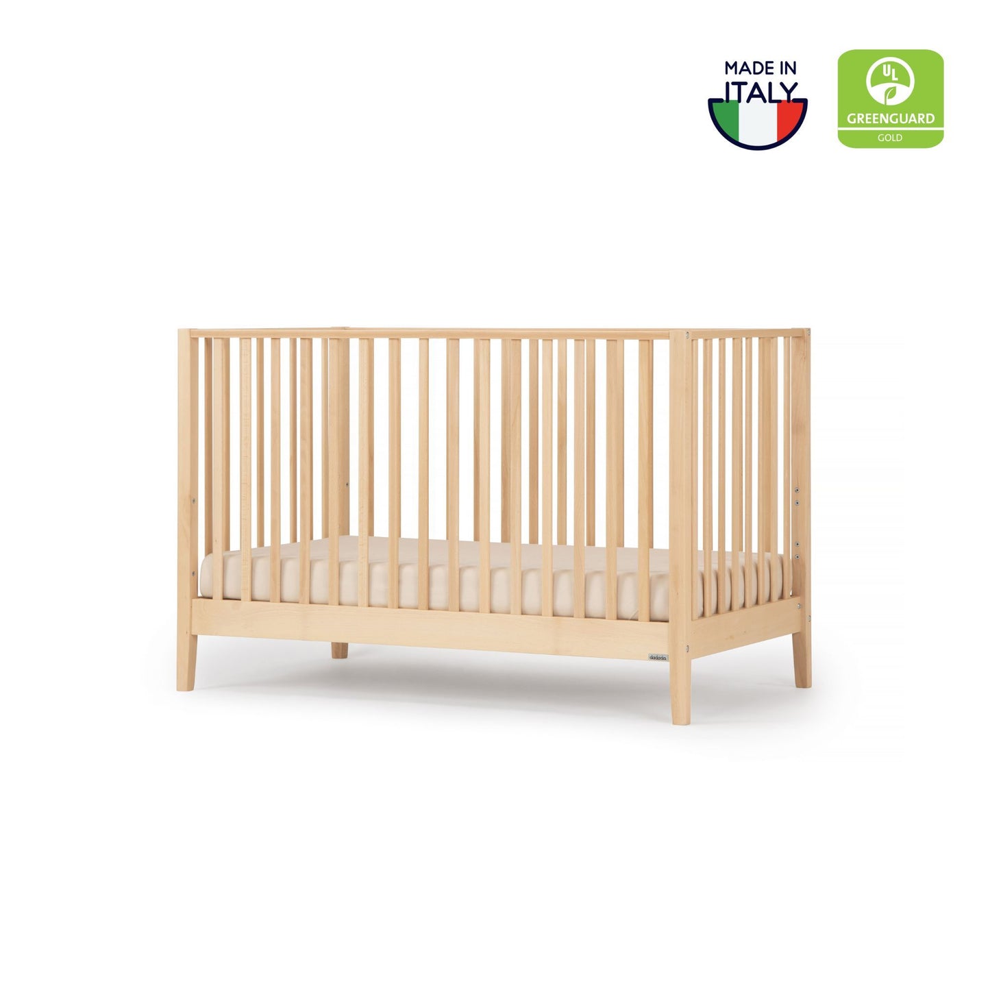 Lala 3-in-1 convertible crib - natural