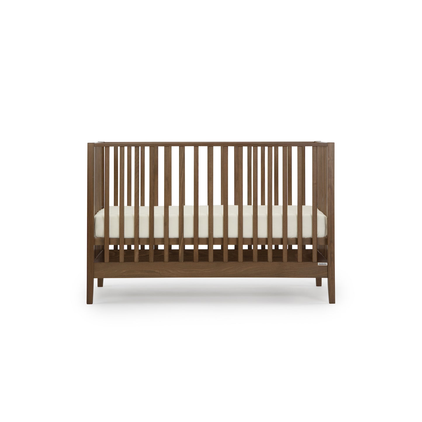 Lala 3-in-1 convertible crib, walnut