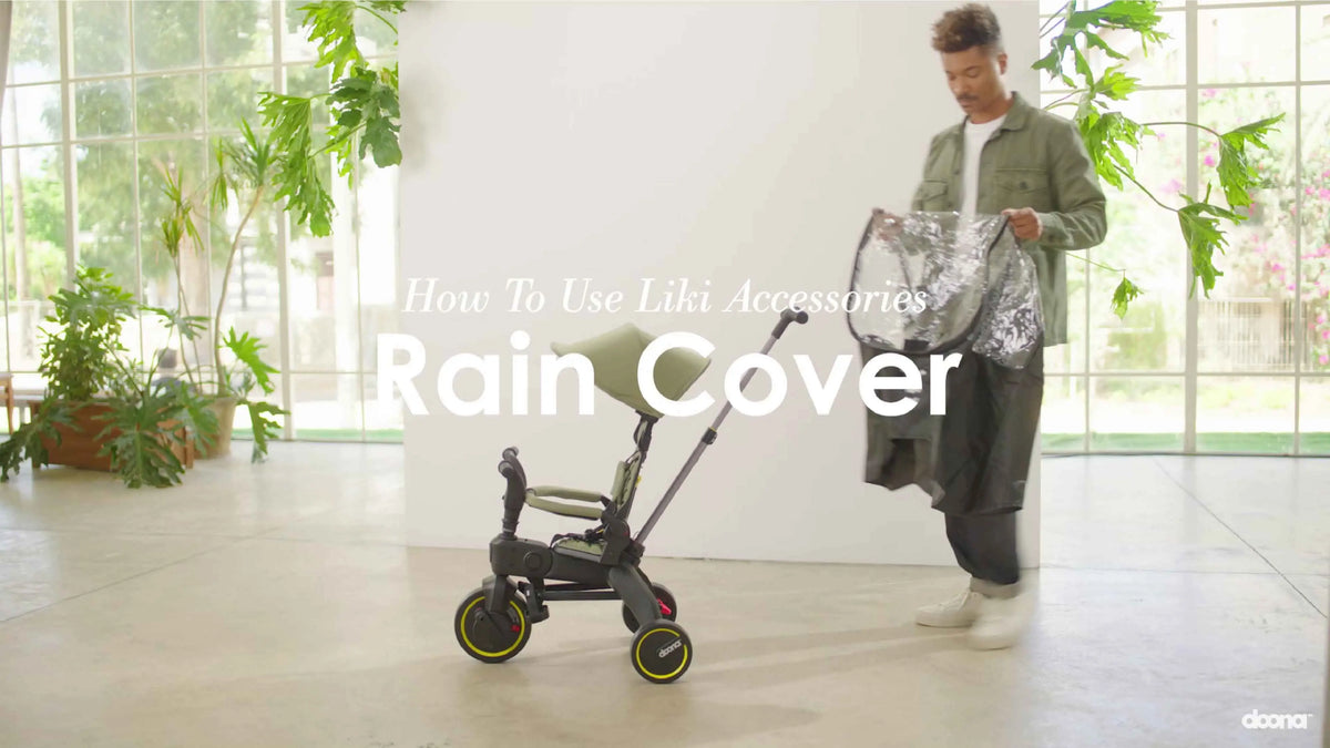 Liki Rain Cover in use