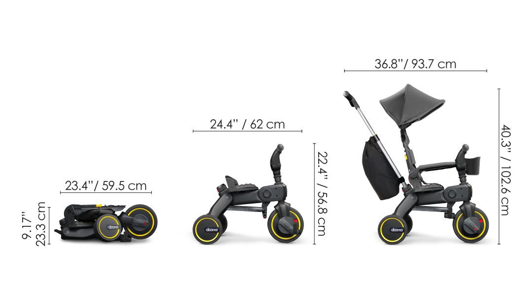 Liki Trike S3 dimensions