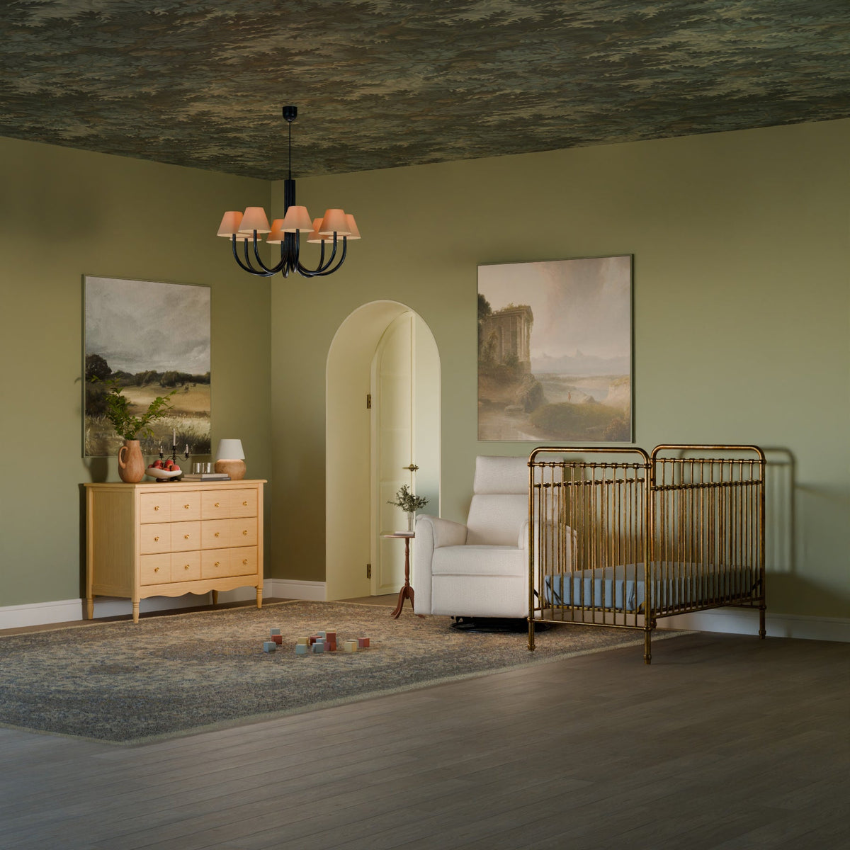 Namesake Willa Plus Power Glider Recliner + Power Headrest