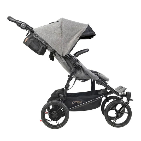 deluxe double stroller Mountain Buggy Duet Luxury Herringbone Stroller