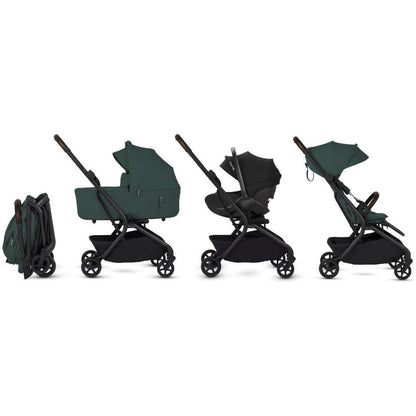 Silver Cross Nia Compact Stroller + Folding Bassinet Bundle