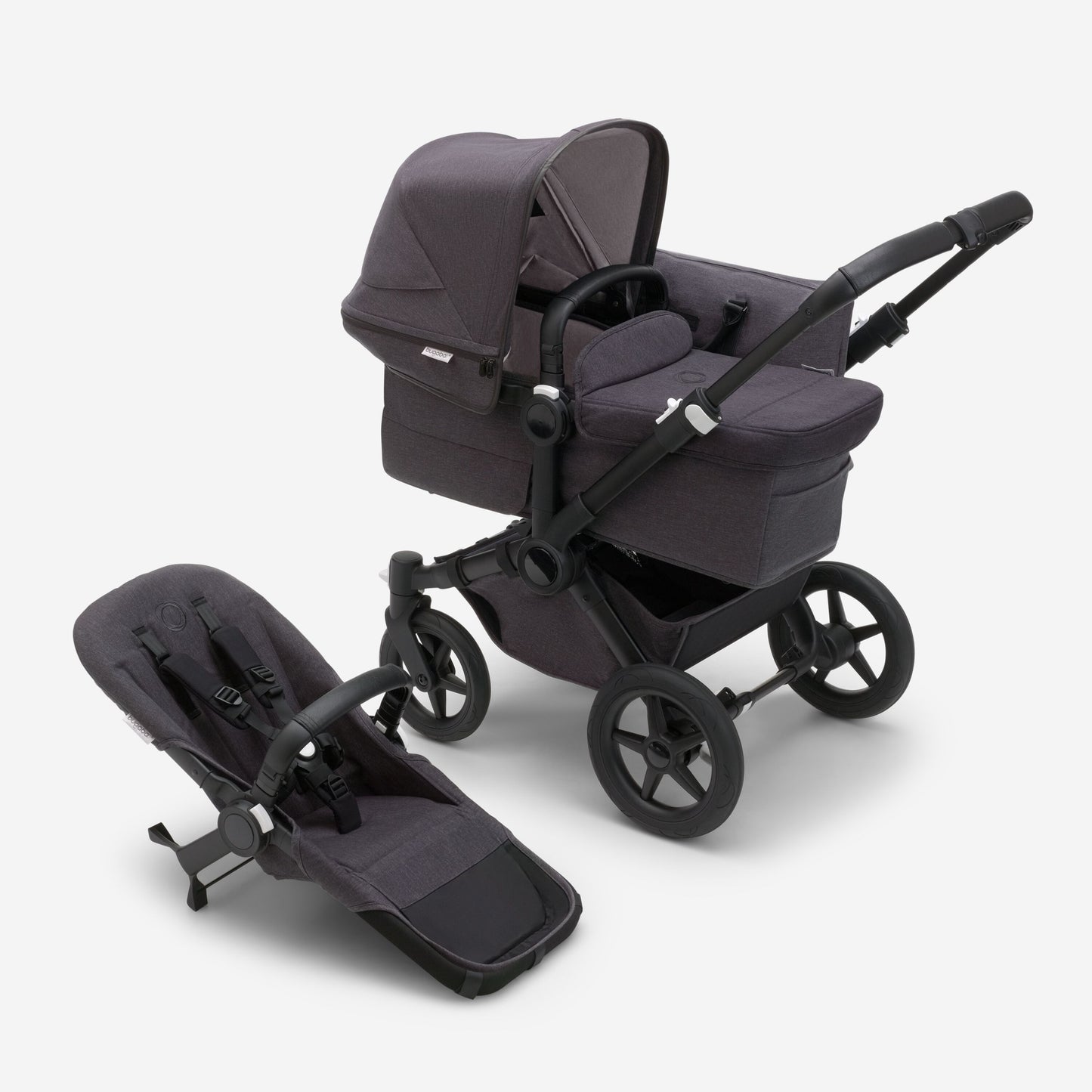 Bugaboo Donkey 5 Mineral Mono complete - BLACK/WASHED BLACK