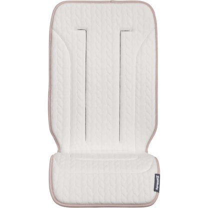 Reversible Seat Liner - Phoebe - Breathable Light Grey | Cozy Fleece