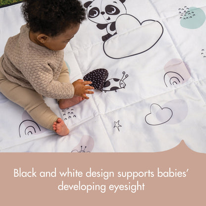 Tiny Love Black & White XL Outdoor Mat