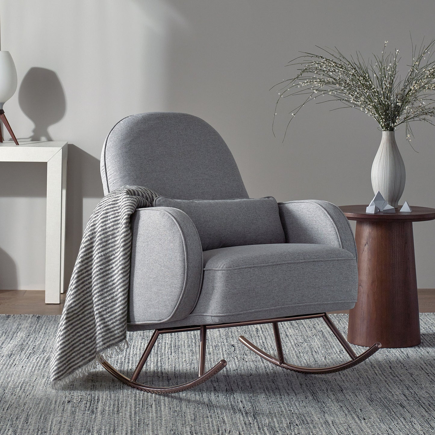 Babyletto Compass Rocker in Eco-Performance Fabric | Water Repellent & Stain Resistant