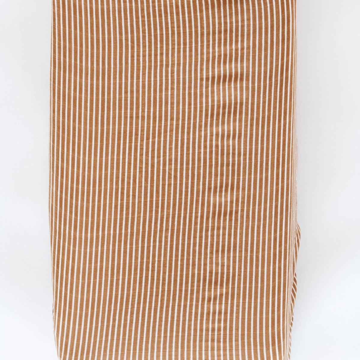 Cotton Muslin Changing Covers - By Hope Camel Stripe