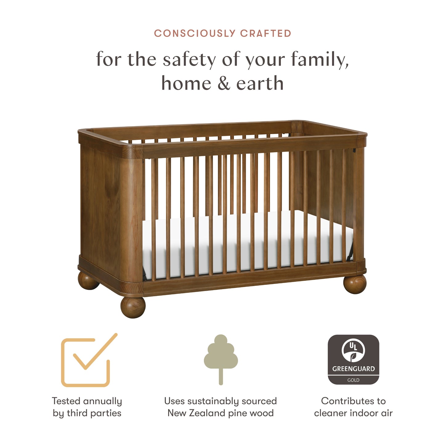 Namesake Crosby 3-in-1 Convertible Crib