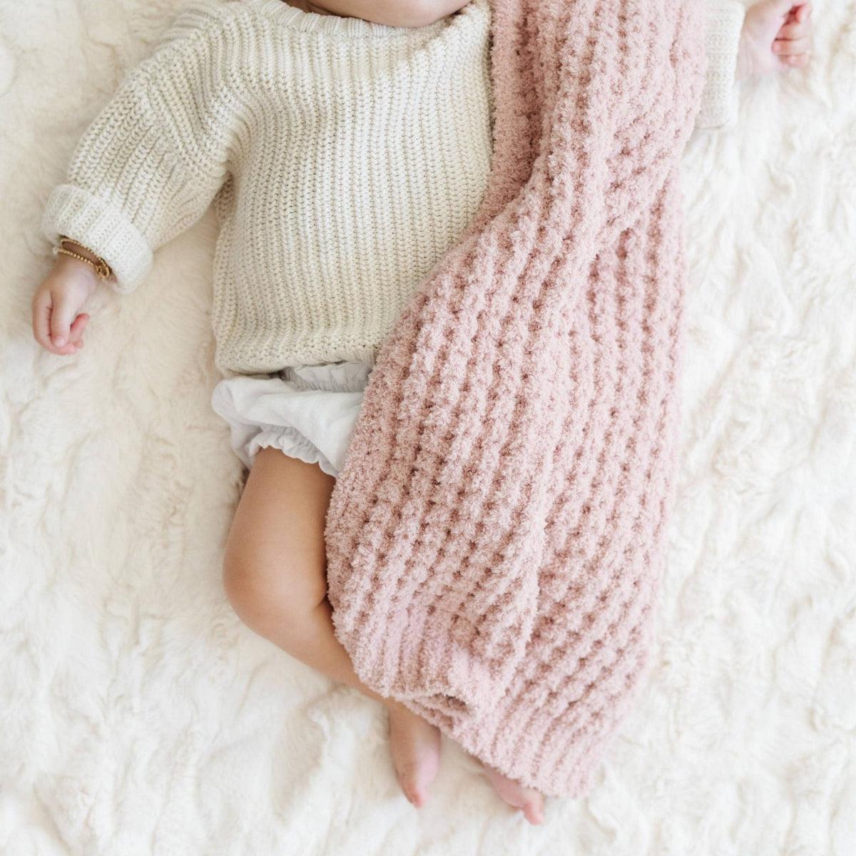 Saranoni Waffle Knit Mini Blankets