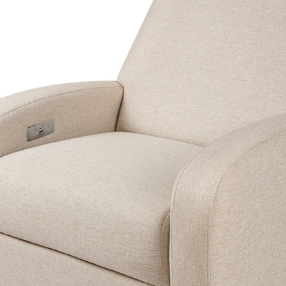 Babyletto Nami Electronic Recliner and Swivel Glider Recliner with USB port