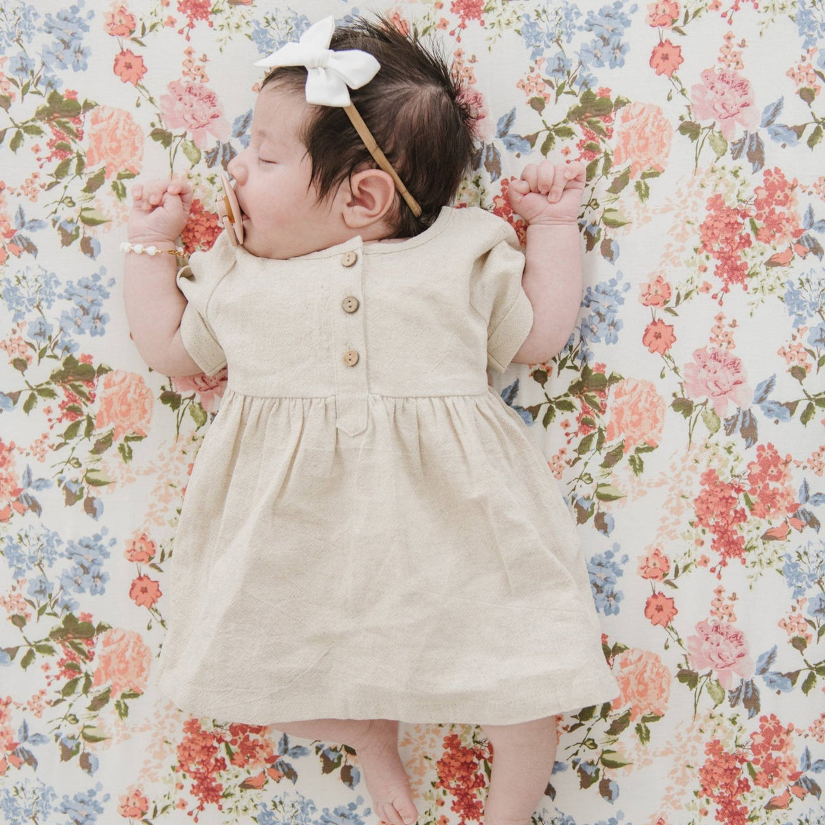 Stretchy Crib Sheets - Vintage Floral
