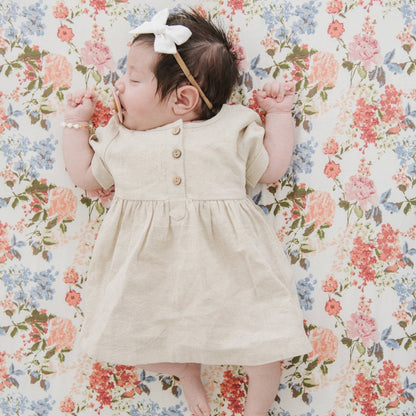 Stretchy Crib Sheets - Vintage Floral