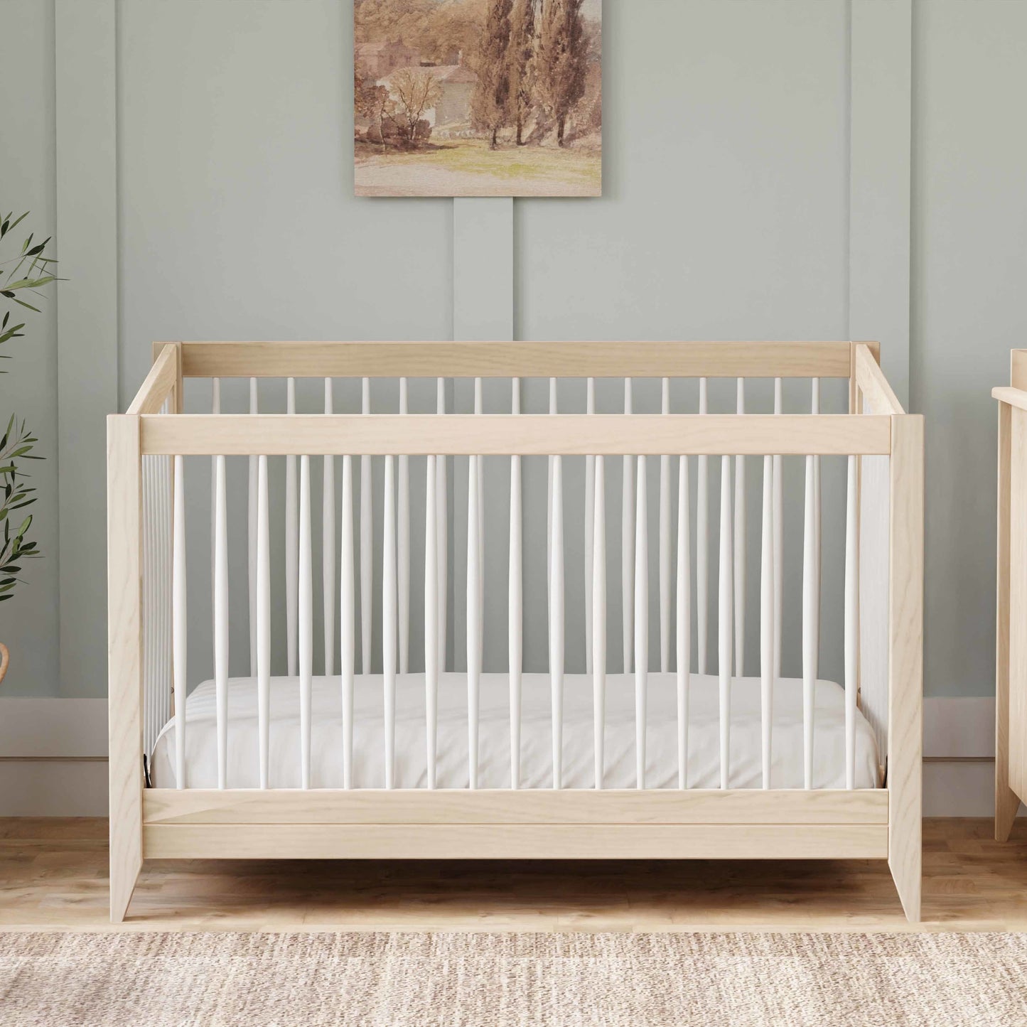 Babyletto Sprout 4-in-1 Convertible Crib with Toddler Bed Conversion Kit